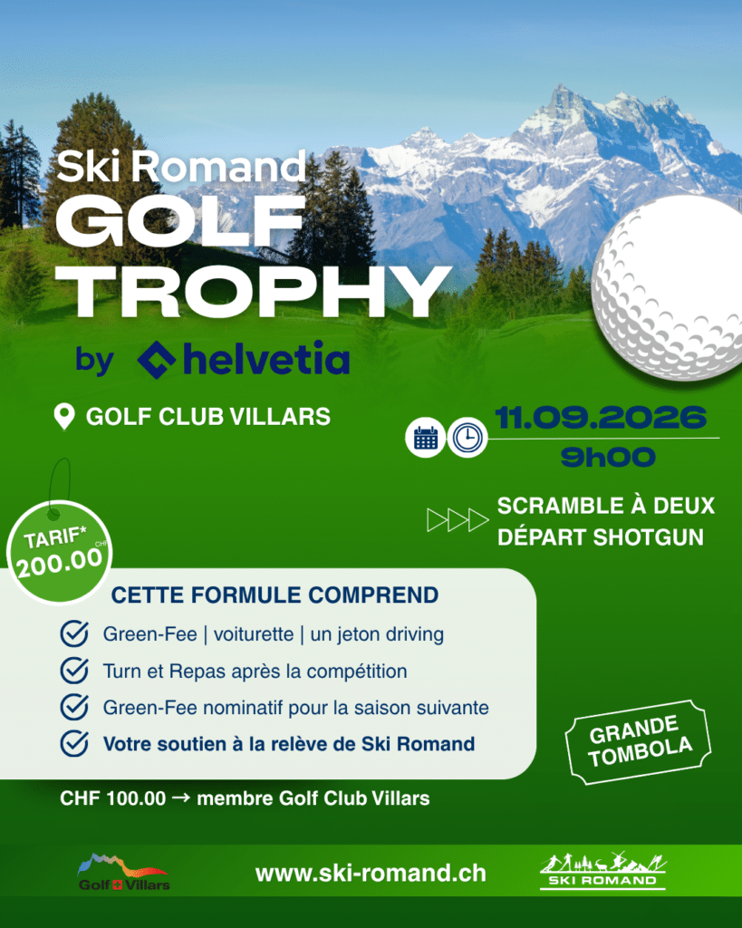 Ski Romand Golf Trophy By Helvetia